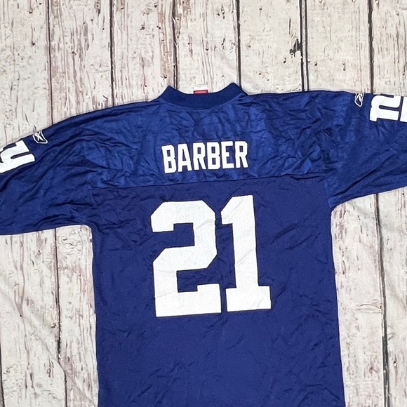 Tiki Barber New York Giants NFL Football Sports Athletic NYG Jersey - Picture 5 of 6